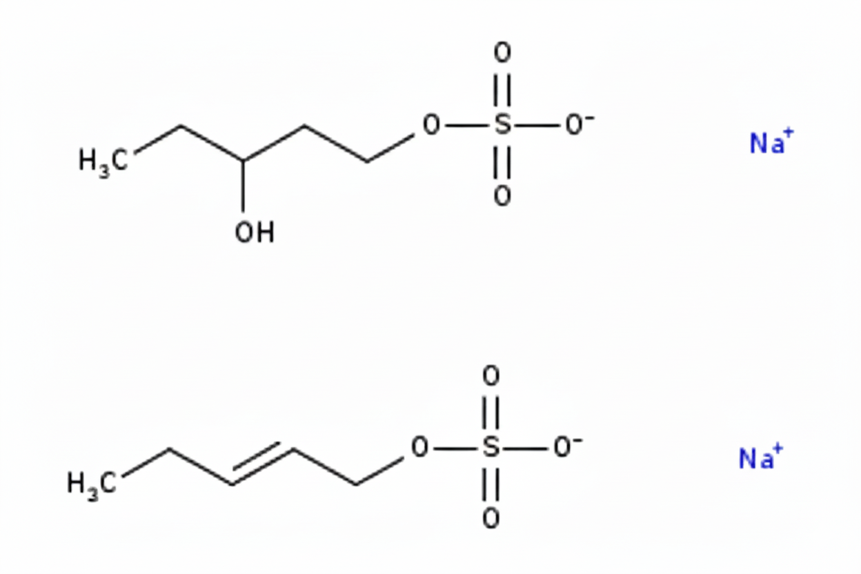AOS/35 (Sodium C14-16 Olefin Sulfonate) Molecular Structure